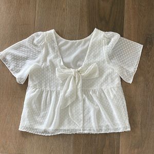 Banana Republic White Blouse (Medium) *Like New